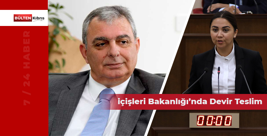 İçişleri Bakanlığı’nda da devir teslim