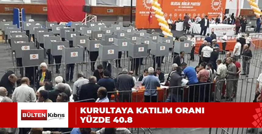 KURULTAYA KATILIM ORANI YÜZDE 40.8