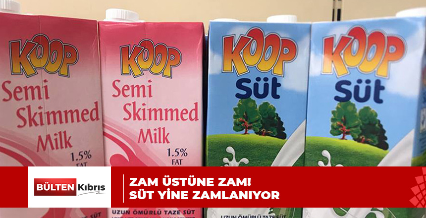 SÜTE YİNE ZAM GELİYOR!