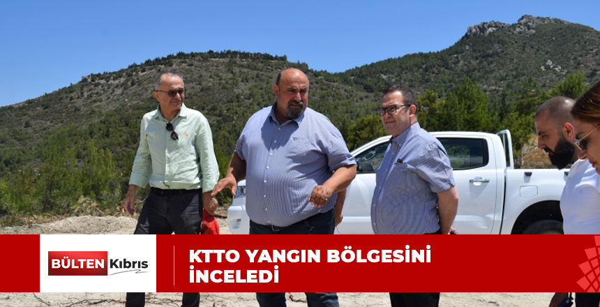 KTTO’DAN YANGIN BÖLGESİNE ZİYARET