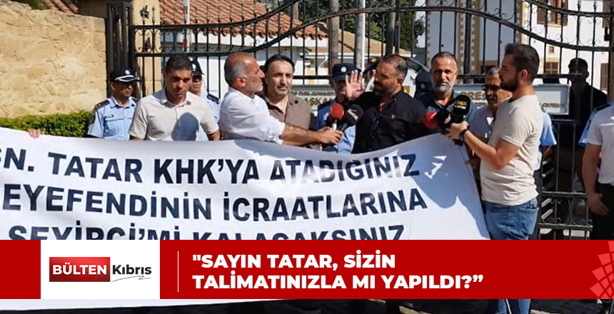 SENDİKALARDAN TATAR’A MESAJ!