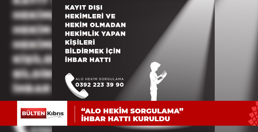 KIBRIS TÜRK TABİPLERİ BİRLİĞİ AÇIKLADI