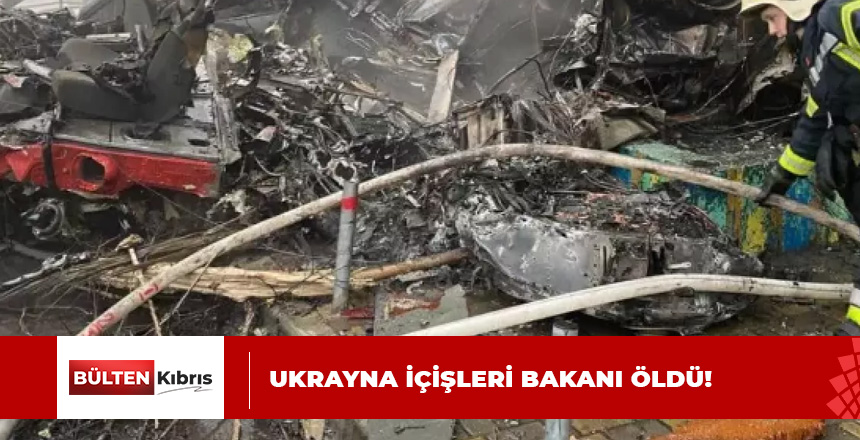 UKRAYNA’DA BİR BİNANIN ÜZERİNE HELİKOPTER DÜŞTÜ