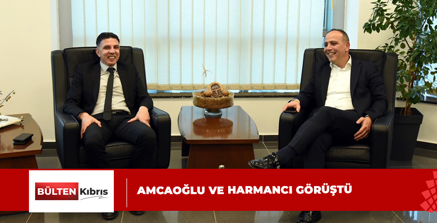 HARMANCI  İLE AMCAOĞLU  GÖRÜŞTÜ