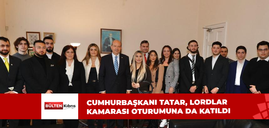 CUMHURBAŞKANI TATAR LONDRA TEMASLARINI TAMAMLADI