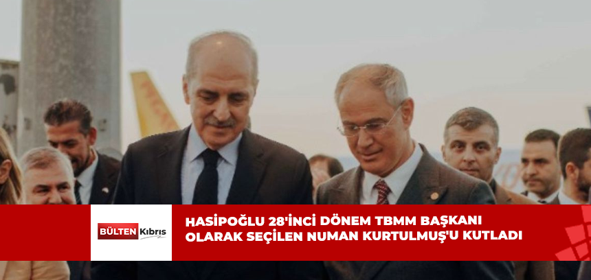 “NUMAN KURTULMUŞ BEYEFENDİ’Yİ TEBRİK EDİYOR, YENİ DÖNEM ÇALIŞMALARINDA BAŞARILAR DİLİYORUM”