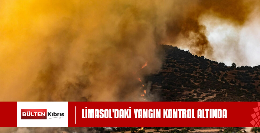 Limasol’daki yangın kontrol altında ancak yeniden alevlenme tehlikesi var