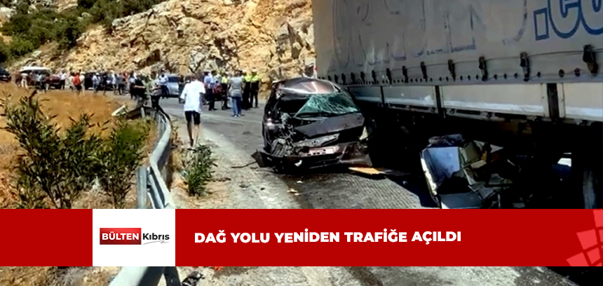 GİRNE-DEĞİRMENLİK DAĞ YOLU, YENİDEN TRAFİĞE AÇILDI