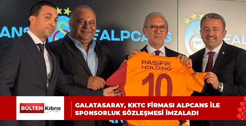 Galatasaray, KKTC firması Alpcans ile sponsorluk sözleşmesi imzaladı
