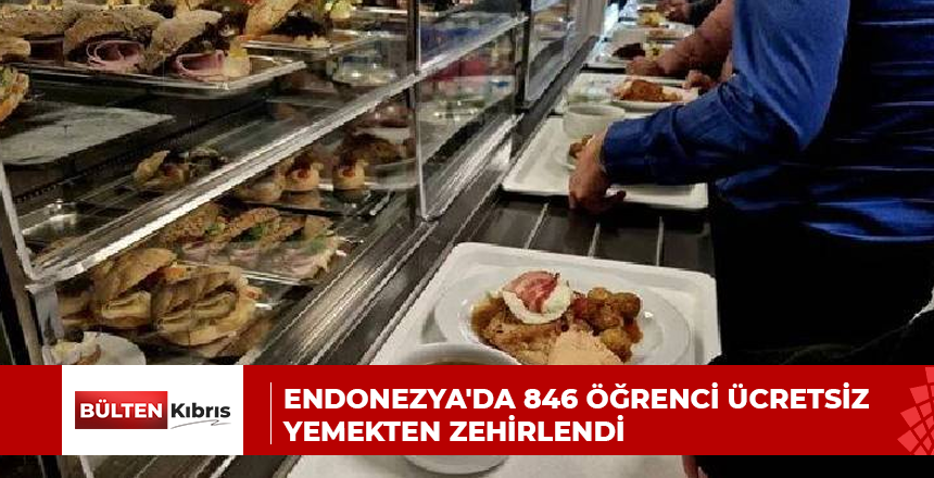 Endonezya’da 846 öğrenci ücretsiz yemekten zehirlendi