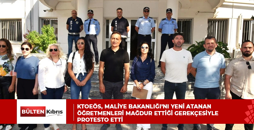 KTOEÖS, MALİYE BAKANLIĞI’NI YENİ ATANAN ÖĞRETMENLERİ MAĞDUR ETTİĞİ GEREKÇESİYLE PROTESTO ETTİ