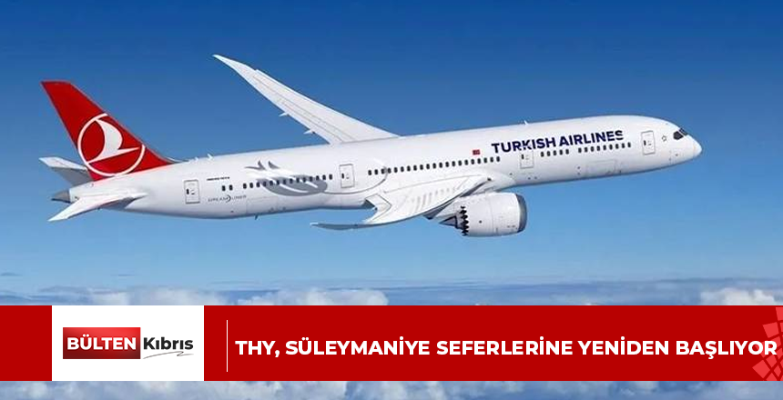 THY, SÜLEYMANİYE SEFERLERİNE YENİDEN BAŞLIYOR