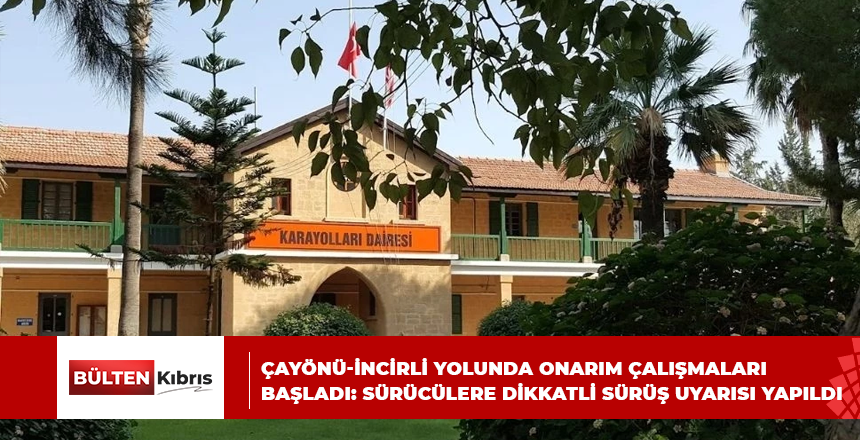 ÇAYÖNÜ-İNCİRLİ YOLUNDA ONARIM ÇALIŞMALARI BAŞLADI: SÜRÜCÜLERE DİKKATLİ SÜRÜŞ UYARISI YAPILDI