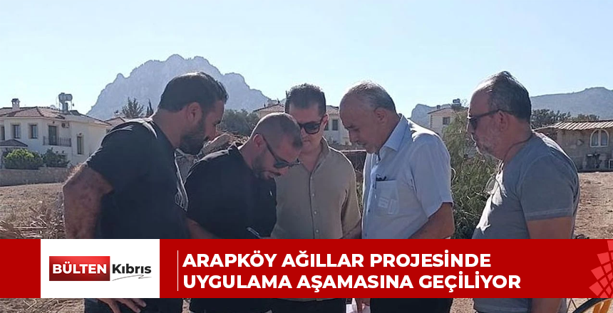 Arapköy Ağıllar Projesinde Uygulama Aşamasına Geçiliyor