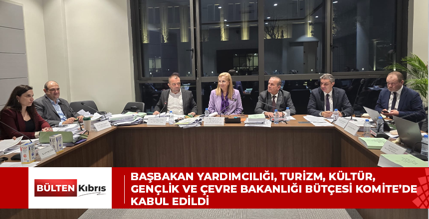 BAŞBAKAN YARDIMCILIĞI, TURİZM, KÜLTÜR, GENÇLİK VE ÇEVRE BAKANLIĞI BÜTÇESİ KOMİTE’DE KABUL EDİLDİ
