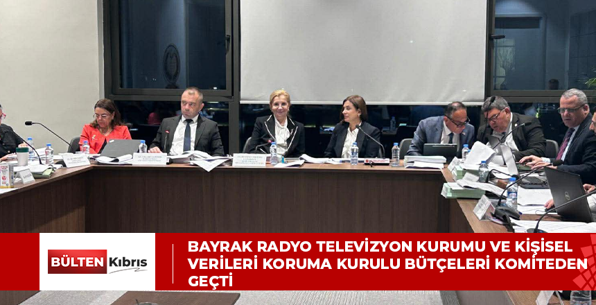 Bayrak Radyo Televizyon Kurumu ve Kişisel Verileri Koruma Kurulu bütçeleri komiteden geçti