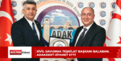 Sivil Savunma Teşkilat Başkanı Balaban, ADAKDER’i ziyaret etti
