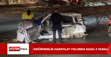 Değirmenlik-Haspolat yolunda kaza: 2 yaralı
