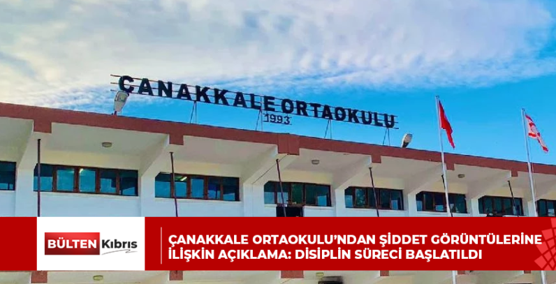 Çanakkale Ortaokulu’ndan şiddet görüntülerine ilişkin açıklama: Disiplin süreci başlatıldı