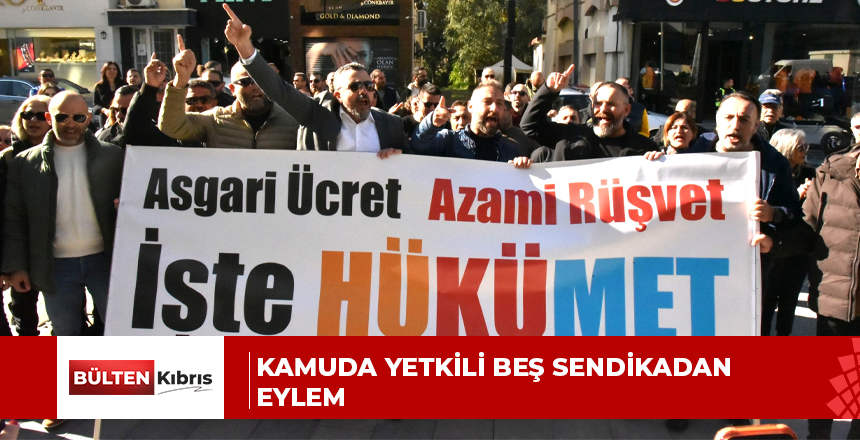 Kamuda yetkili beş sendikadan eylem