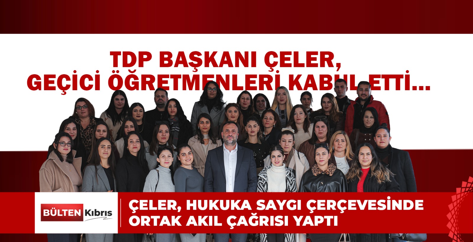 Zeki Çeler geçici öğretmenleri kabul etti