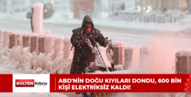 ABD’nin doğu kıyıları dondu, 600 bin kişi elektriksiz kaldı!