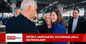 İncirli, Mağusa’da vatandaşlarla bayramlaştı