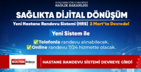 Hastane Randevu Sistemi devreye girdi