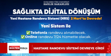 Hastane Randevu Sistemi devreye girdi