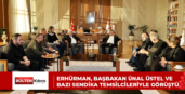Erhürman, Başbakan Ünal Üstel ve bazı sendika temsilcileriyle görüştü