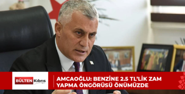 Amcaoğlu: Benzine 2.5 TL’lik zam yapma öngörüsü önümüzde