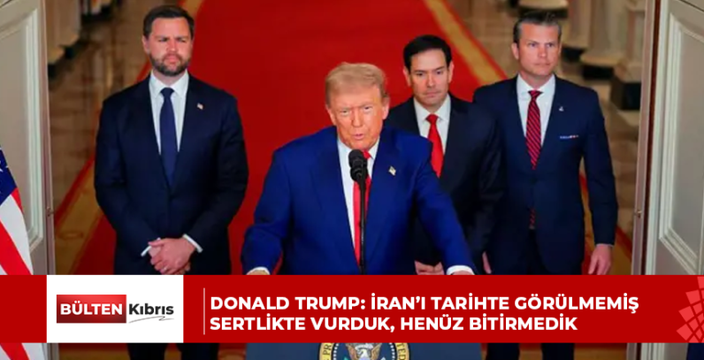 Donald Trump: İran’ı tarihte görülmemiş sertlikte vurduk, henüz bitirmedik