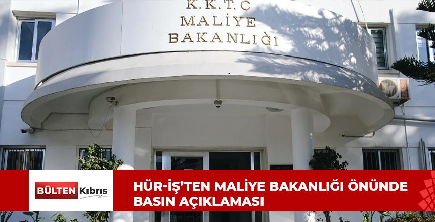 Hür-İş’ten Maliye Bakanlığı Önünde Basın Açıklaması
