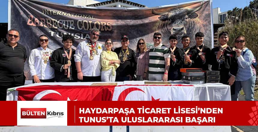 Haydarpaşa Ticaret Lisesi’nden Tunus’ta uluslararası başarı
