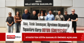 KTOEÖS’TEN EĞİTİM BAKANLIĞI ÖNÜNDE AÇIKLAMA
