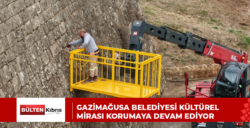 Gazimağusa Belediyesi kültürel mirası korumaya devam ediyor