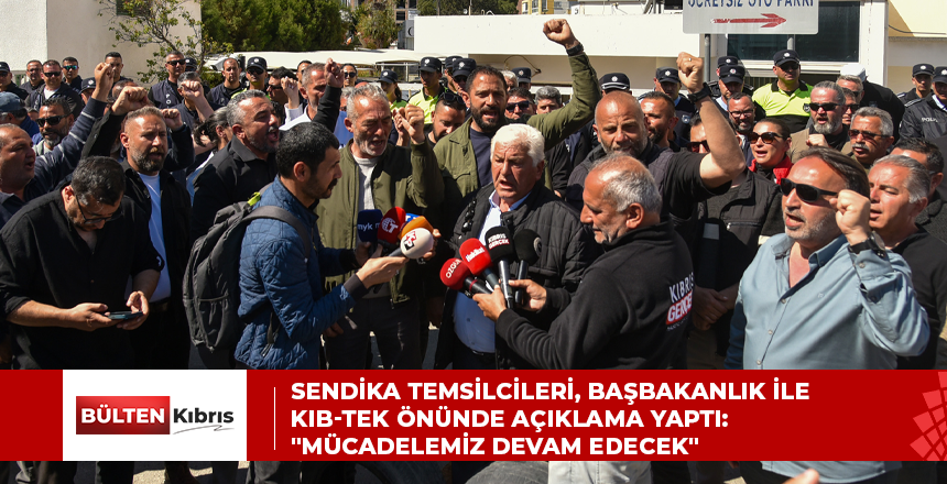 Sendika temsilcileri, Başbakanlık ile KIB-TEK önünde açıklama yaptı: “Mücadelemiz devam edecek”