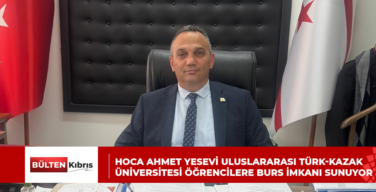 Hoca Ahmet Yesevi Uluslararası Türk-Kazak Üniversitesi öğrencilere burs imkanı sunuyor