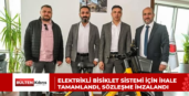 ELEKTRİKLİ BİSİKLET SİSTEMİ İÇİN İHALE TAMAMLANDI, SÖZLEŞME İMZALANDI