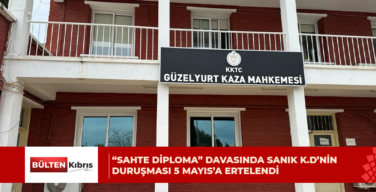 “Sahte diploma” davasında Sanık K.D’nin duruşması 5 Mayıs’a ertelendi