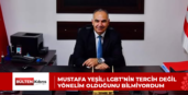 MUSTAFA YEŞİL: LGBT’NİN TERCİH DEĞİL YÖNELİM OLDUĞUNU BİLMİYORDUM