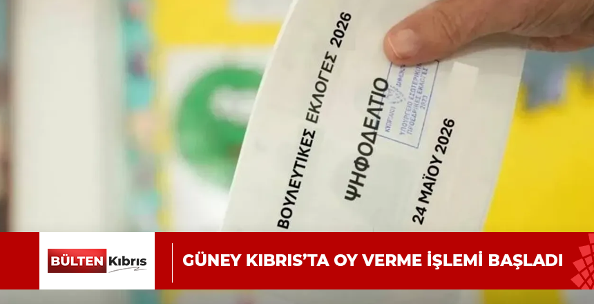 GÜNEY KIBRIS’TA OY VERME İŞLEMİ BAŞLADI