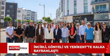 İncirli, Gönyeli ve Yenikent’te halka bayramlaştı