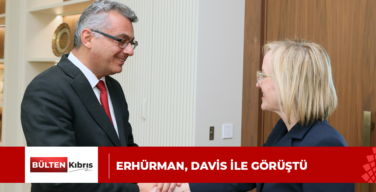 ERHÜRMAN, DAVİS İLE GÖRÜŞTÜ