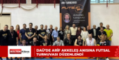 DAÜ’DE ARİF AKKELEŞ ANISINA FUTSAL TURNUVASI DÜZENLENDİ