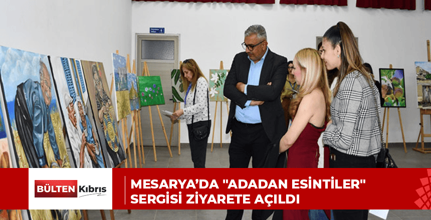 MESARYA’DA “ADADAN ESİNTİLER” SERGİSİ ZİYARETE AÇILDI