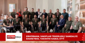 Erhürman, Vakıflar Tekerlekli Sandalye Basketbol Takımı’nı kabul etti
