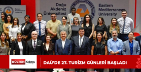 DAÜ’de 27. Turizm Günleri başladı