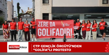 CTP Gençlik Örgütü’nden “golifa”lı protesto