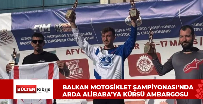 Balkan Motosiklet Şampiyonası’nda Arda Alibaba’ya kürsü ambargosu